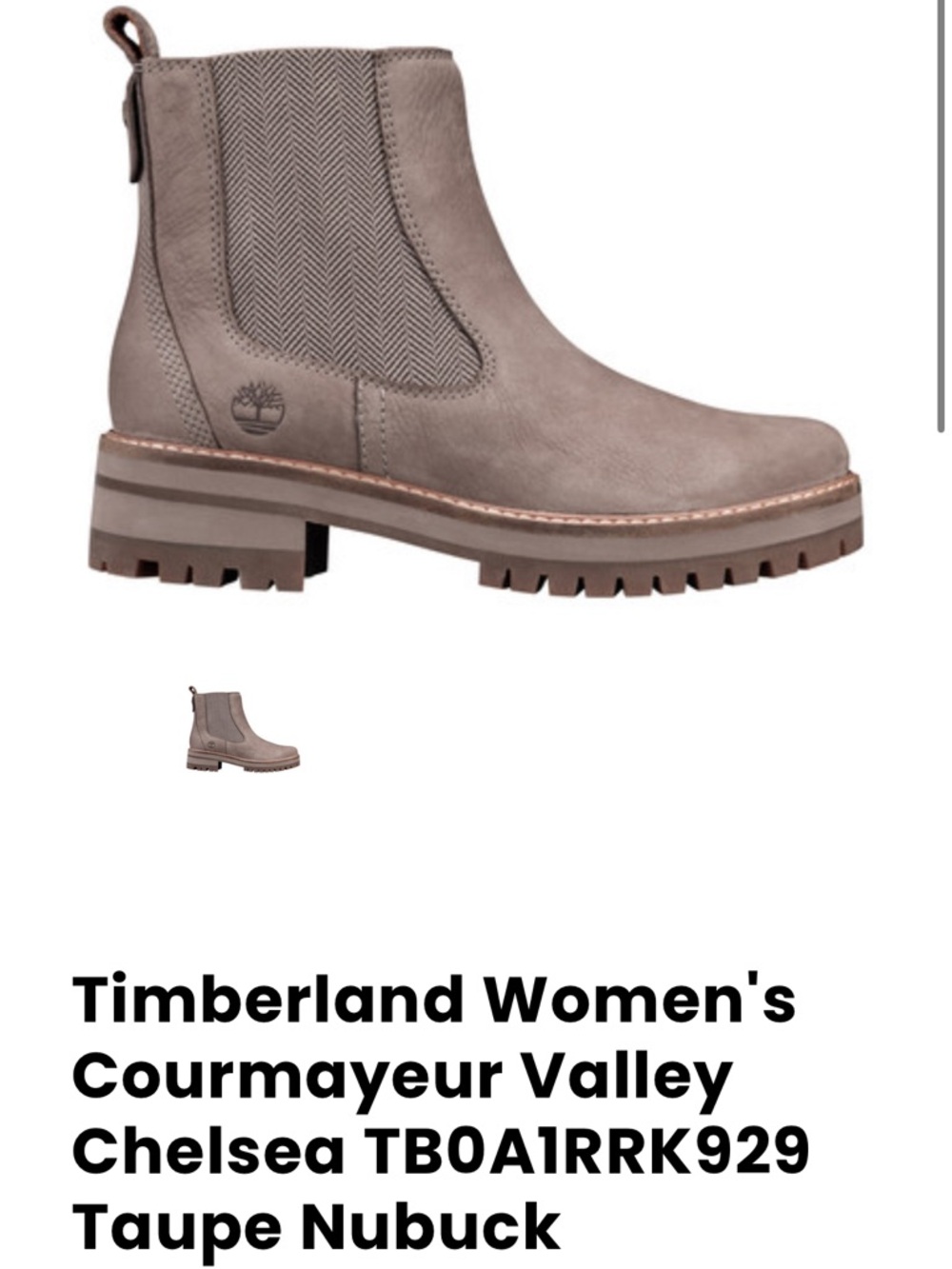 Timberland Women's Chelsea Boot in Taupe
